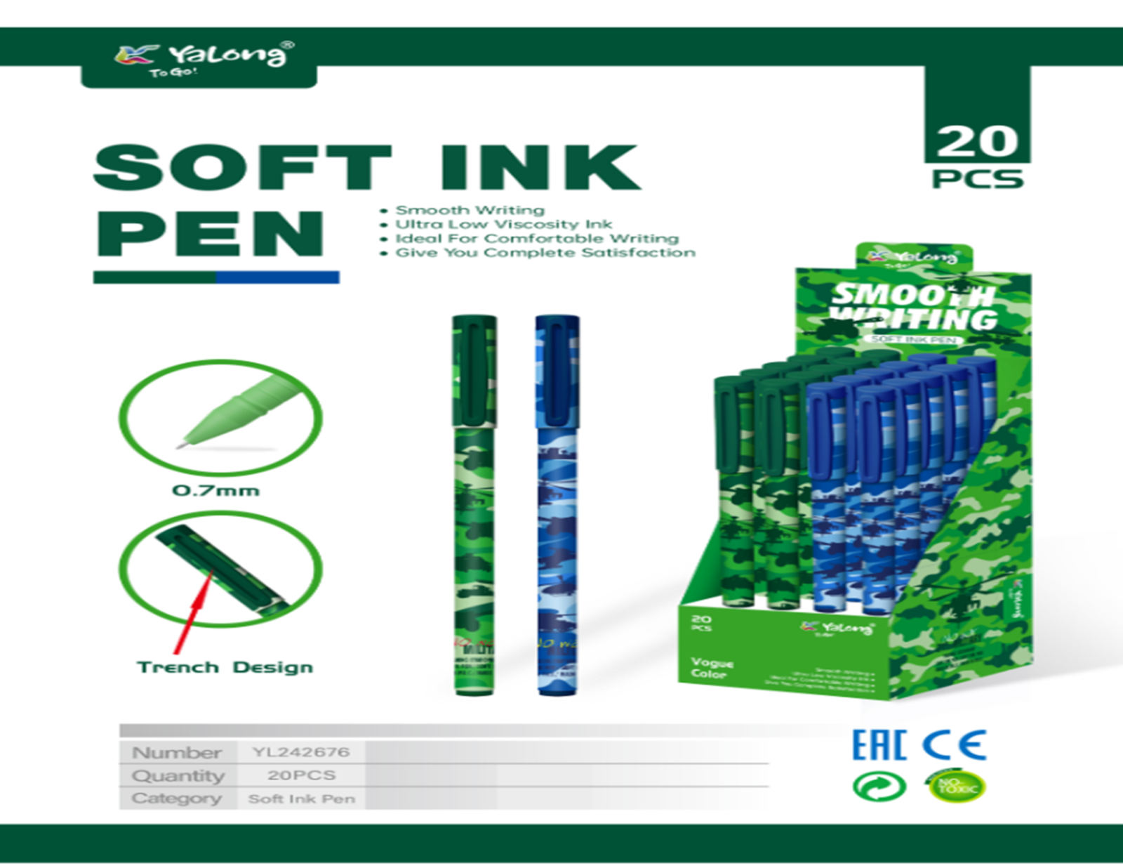 Stylo Soft MILITAIRY