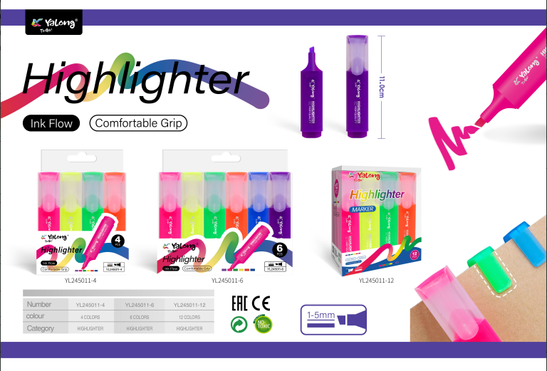 Highlighter FLOW pochette de 4